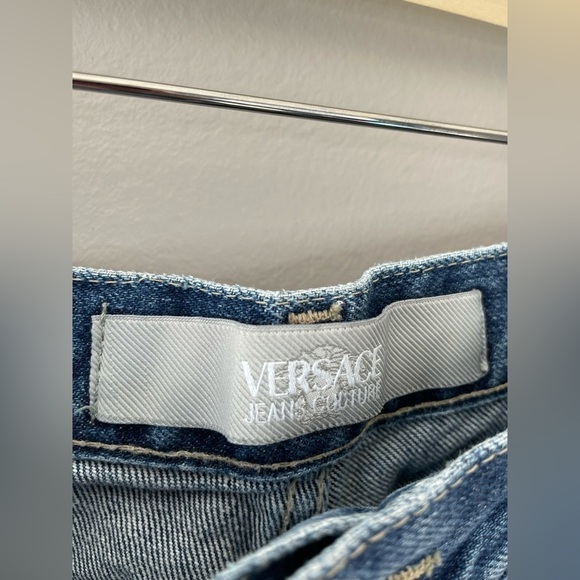 [36] Versace Couture Men’s True Vintage Medium Wash Straight Leg Denim Jean - Picture 10 of 15